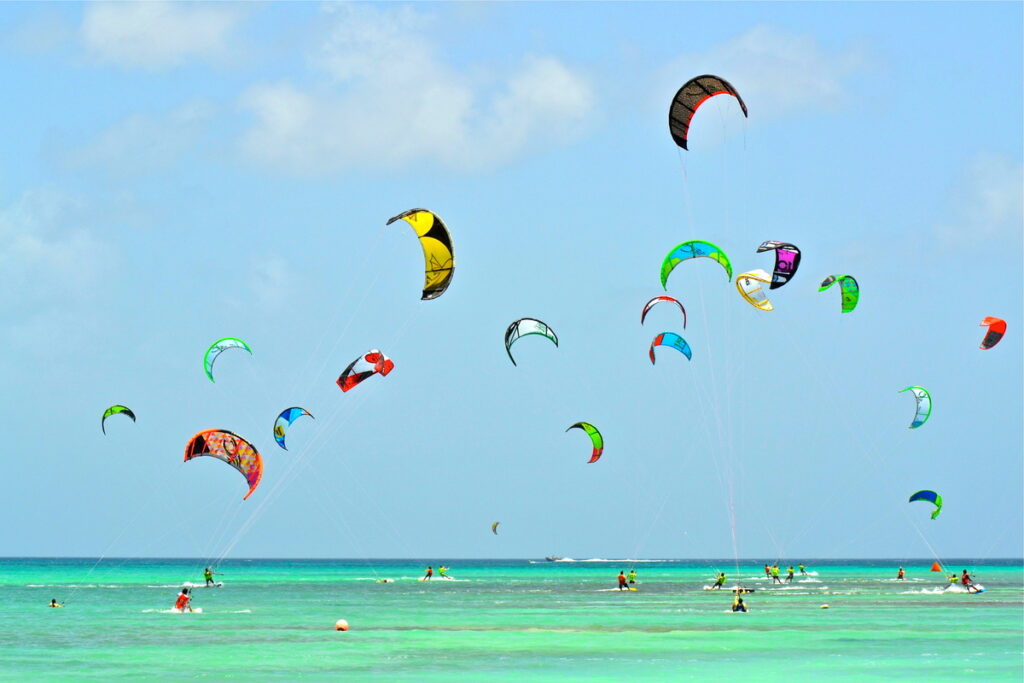 KItesurf Windsurfing KAribiksport urlaub in der karibik Reisen
