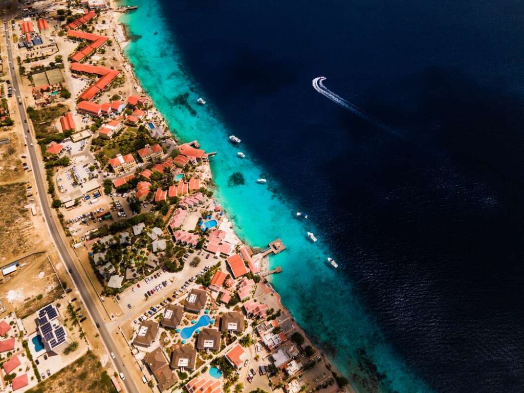 Bonaire steg Sea Ocean Bonaire Tauchen