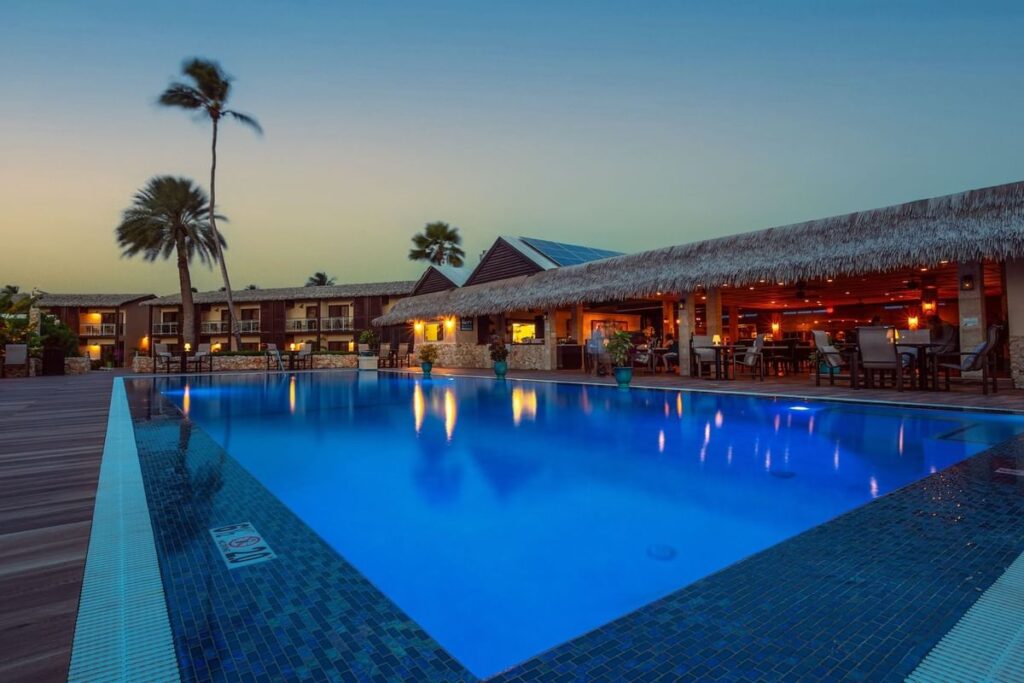 Manchebo Beach Resort Aruba Strandurlaub und Kitesurfurlaub auf aruba