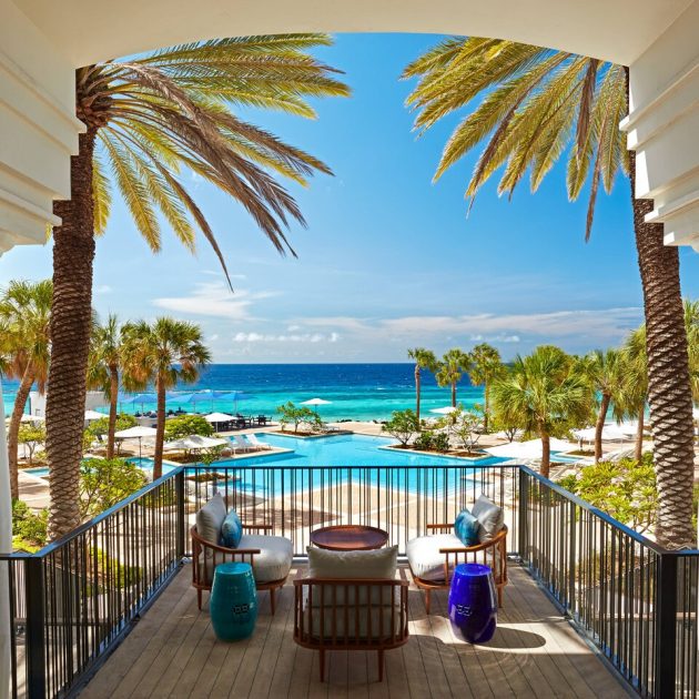 Curaçao Marriot Beach Resort Kitesurfen Karibik