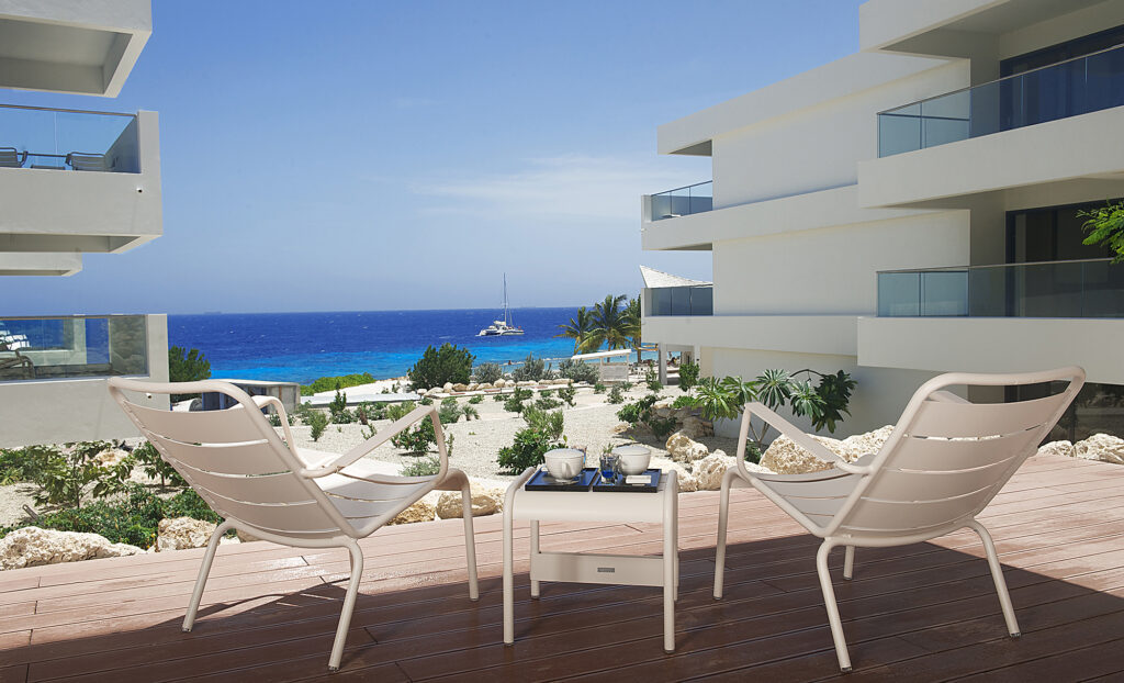 Oceanfront apartment Papagayo Bech Hotel Curacao Karibik Urlaub