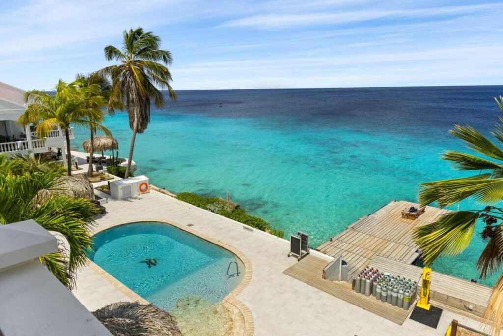 Belmar Oceanfrront Pool View Bonaire Urlaub Bonaire tauchreisen