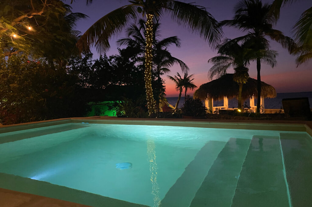 Pool Karibik Ferien Villa Pool view