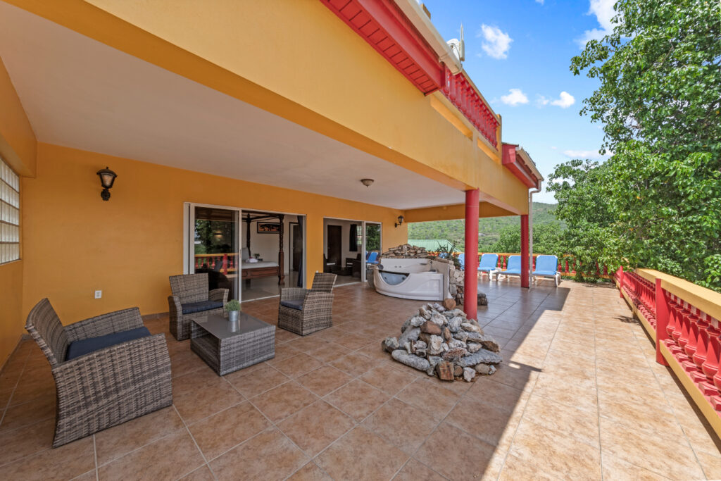 Outside terrace Curacao