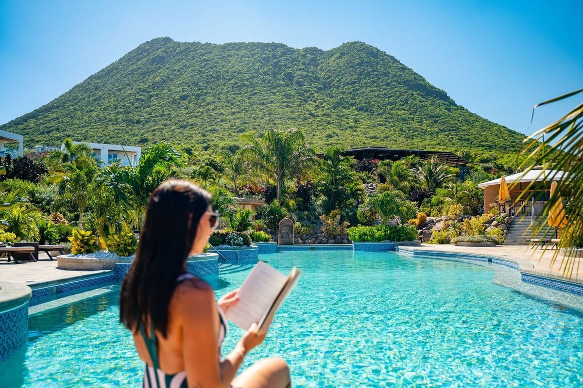 Pool Karibik St. Eustatius Karibik urlaub