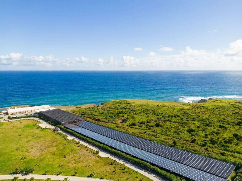 Solar Pannels Karibik St. Eustatius Karibik urlaub