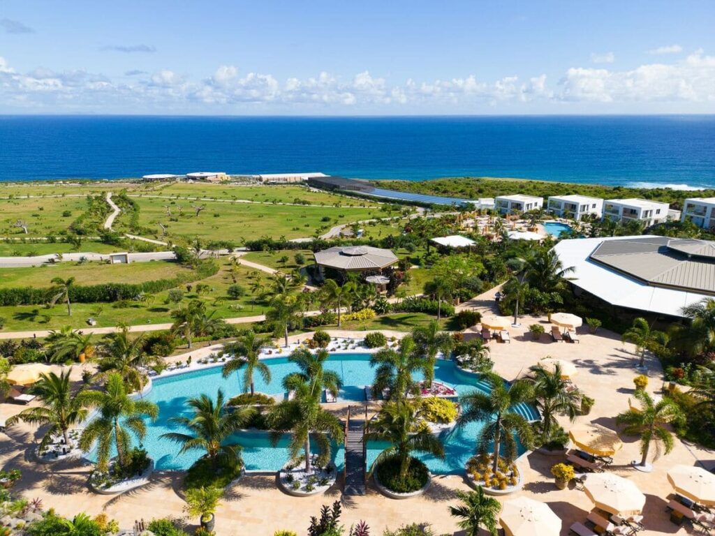 Aussicht outside View golden Rock, Resort statia urlaub