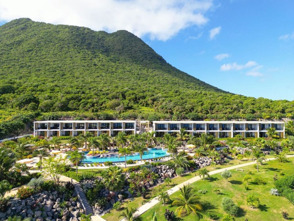 Aussicht outside View golden Rock, Resort statia urlaub