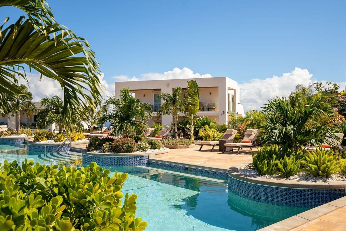 Aussicht outside View golden Rock, Resort statia urlaub