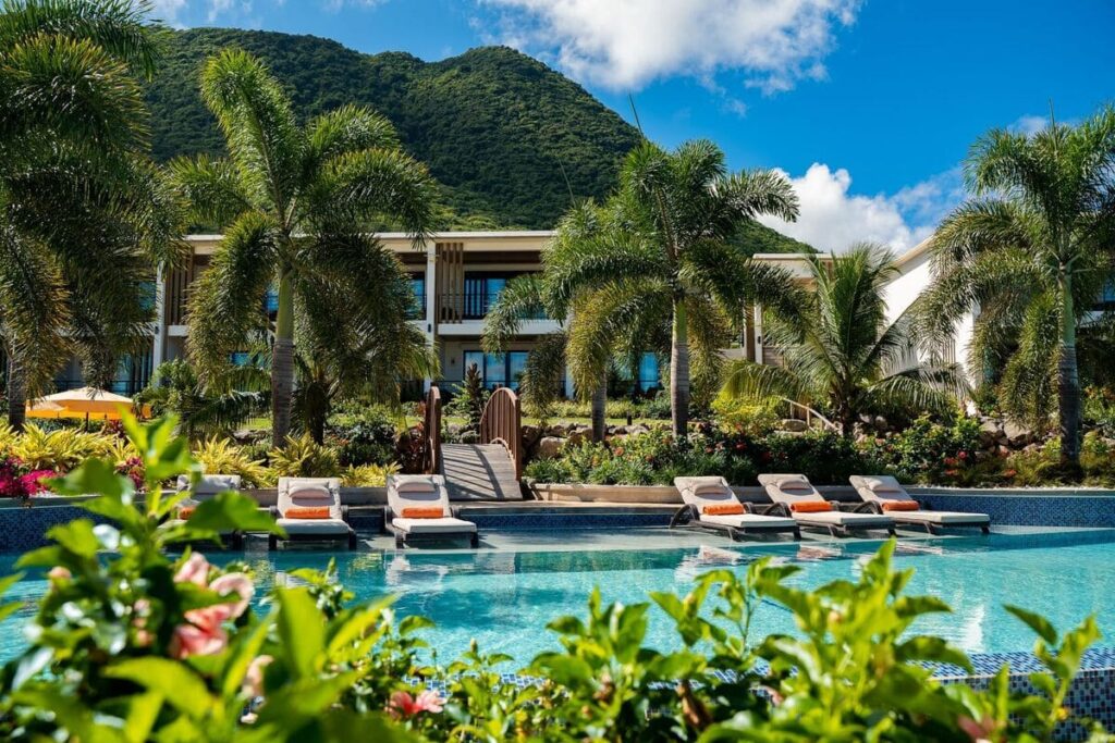 Aussicht outside View golden Rock, Resort statia urlaub