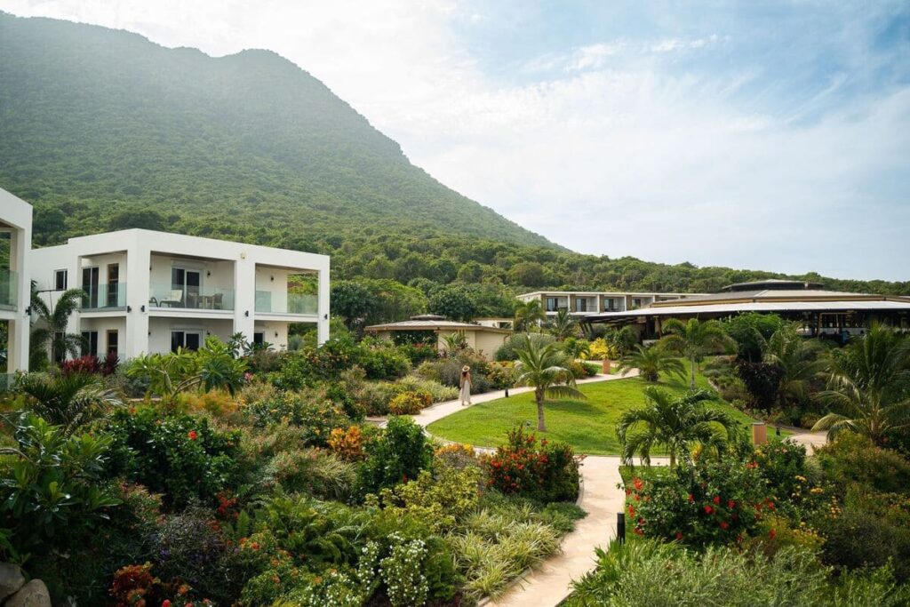 Aussicht outside View golden Rock, Resort statia urlaub