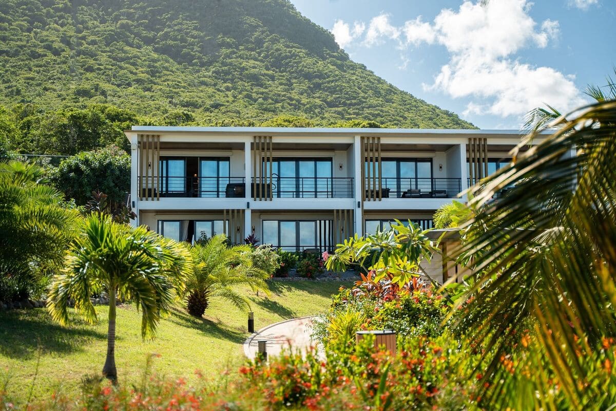 Aussicht outside View golden Rock, Resort statia urlaub