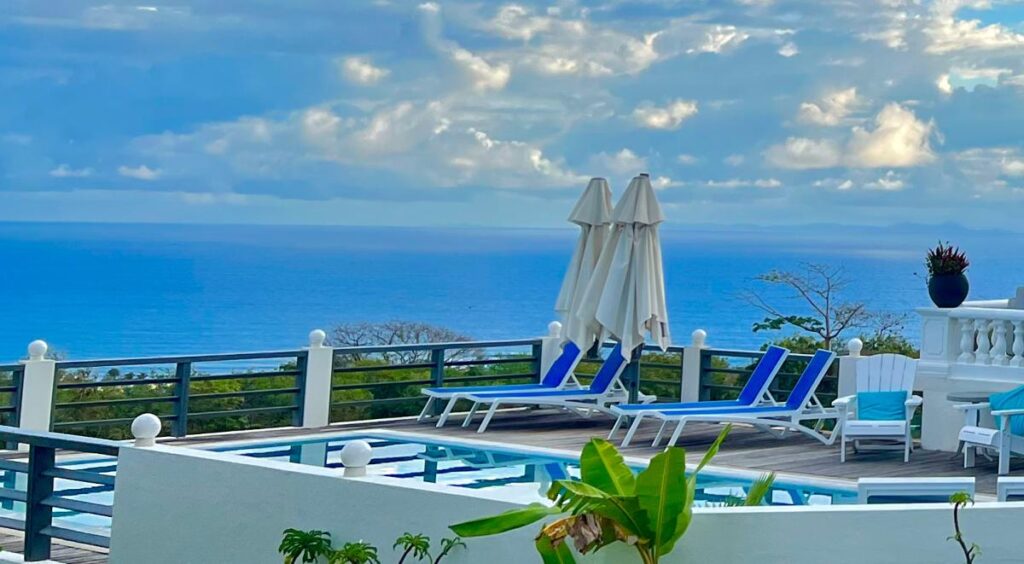 Quill Gardens Statia View Pool View