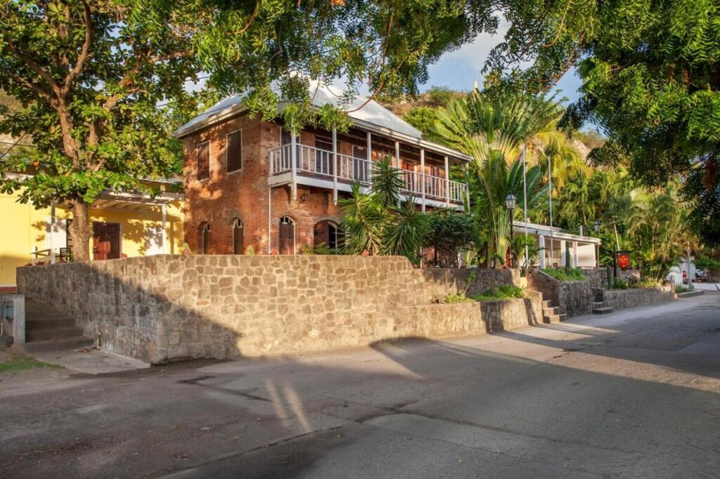 The old Gin House Outside view sint eustatius