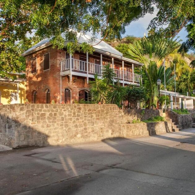 The old Gin House Outside view sint eustatius