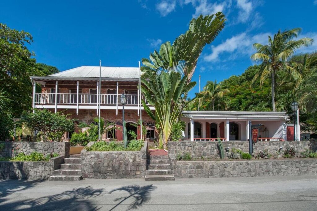 The old Gin House Outside view sint eustatius