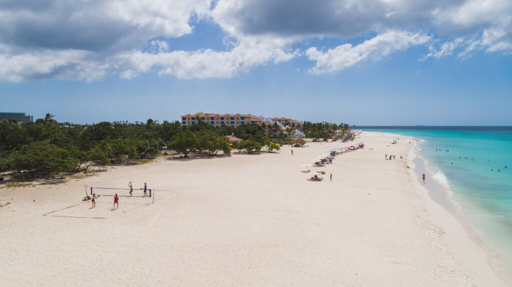 Eagle Beach Aruba Karibik Urlaub Strandurlaub Tauchreisen